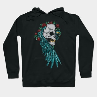 Skull with wings Hoodie